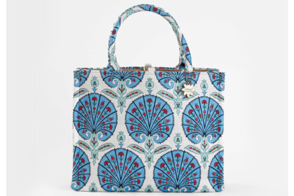 Tote velevet blue